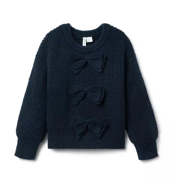 The Cozy Bow Sweater | Janie and Jack
