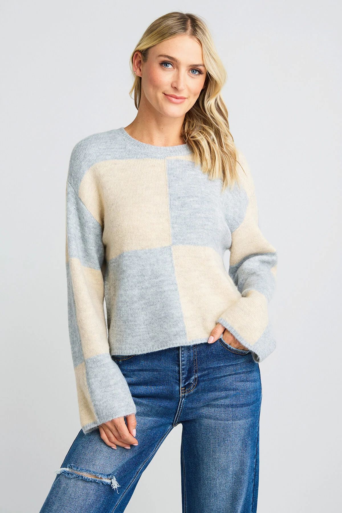 Z Supply Rosi Blocked Sweater | Social Threads