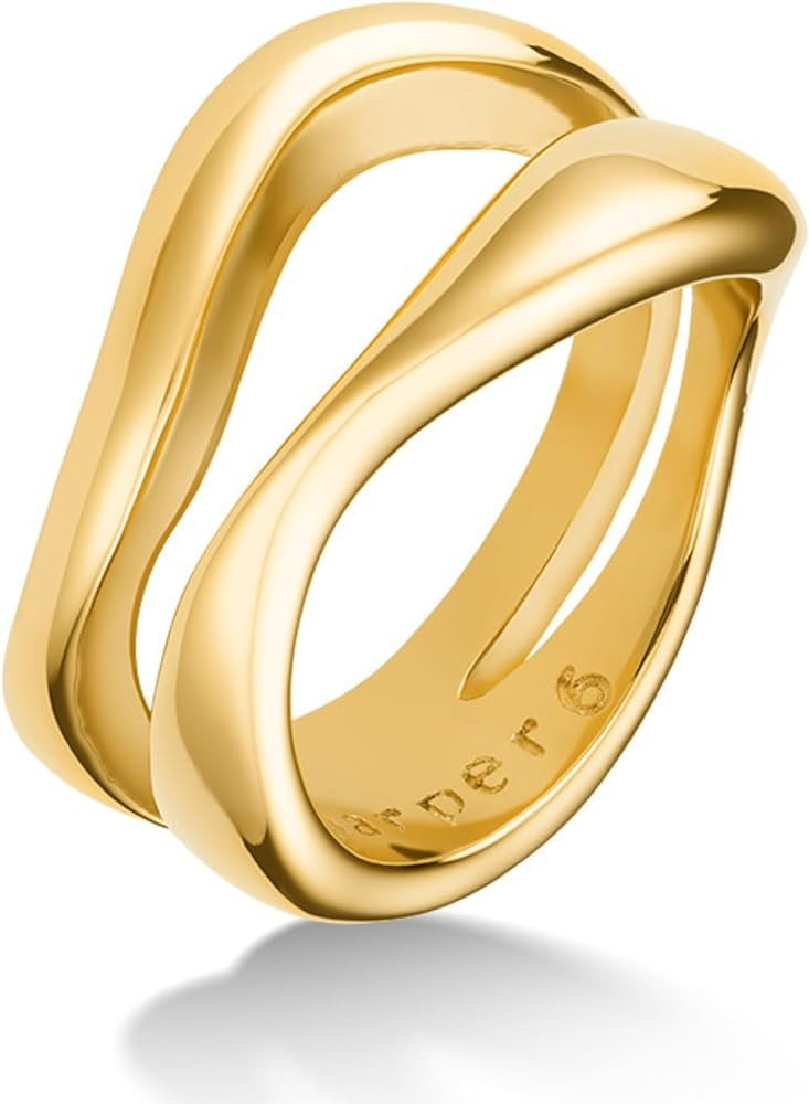 Hey Harper Gold Ring for Women - Gold Plated Stacking Waterproof & Sweatproof Jewerly - Gift for ... | Amazon (US)