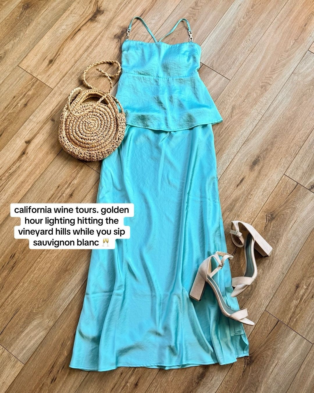 spring outfits. spring fashion. summer outfits. special occasion outfits. satin midi skirt set. 

#LTKSaleAlert #LTKSeasonal #LTKootd