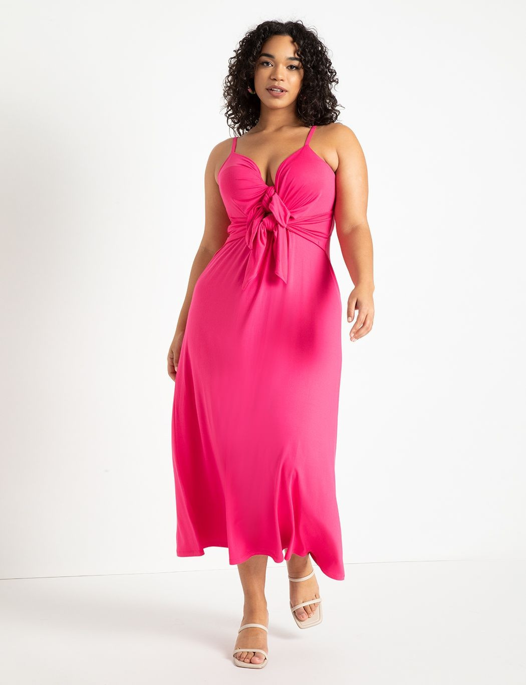 Cutout Tie Detail Dress | Women's Plus Size Dresses | ELOQUII | Eloquii