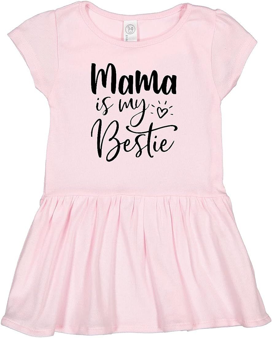 inktastic Mama is My Bestie Toddler Dress | Amazon (US)