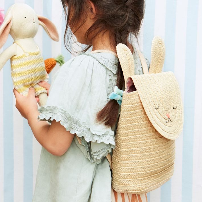 Raffia Bunny Backpack | Mark and Graham