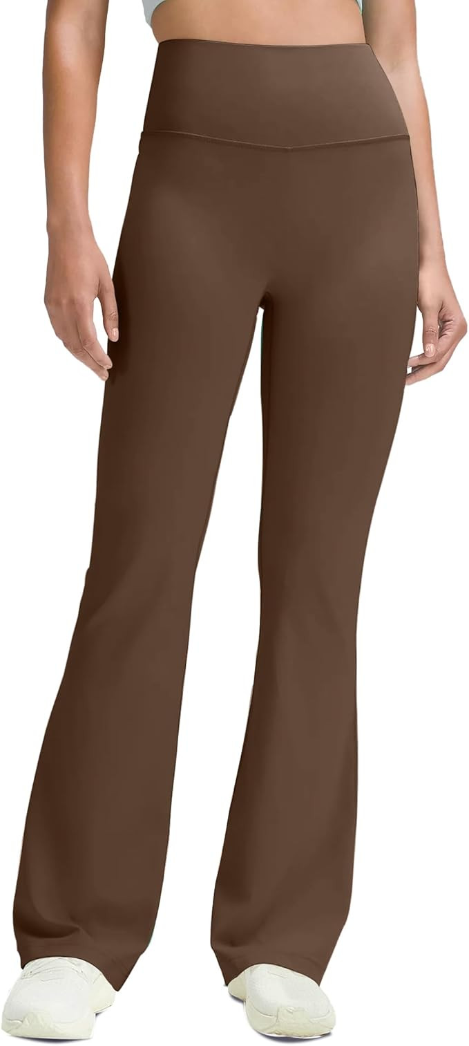 Unthewe High Waisted Flared Leggings for Women,Tummy Control Casual Flare Yoga Workout Gym Pants | Amazon (US)