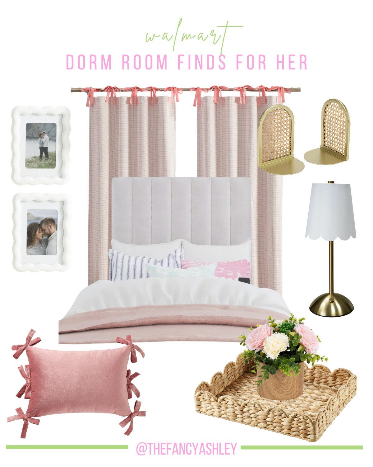 Loving all the pink vibes on these Walmart dorm finds for her—the scalloped lamp is darling, and I’m obsessed with the blackout curtains and the matching pillow situation. It’s so good and the prices are perfection. Cutest college dorm room decor to make her space fab.


#LTKHome #LTKFindsUnder100 #LTKStyleTip