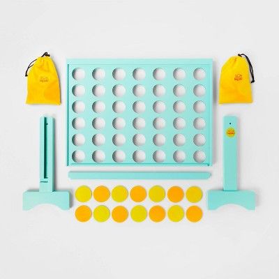 Jumbo Painted Connect 4 with Disc Carrybags - Sun Squad™ | Target