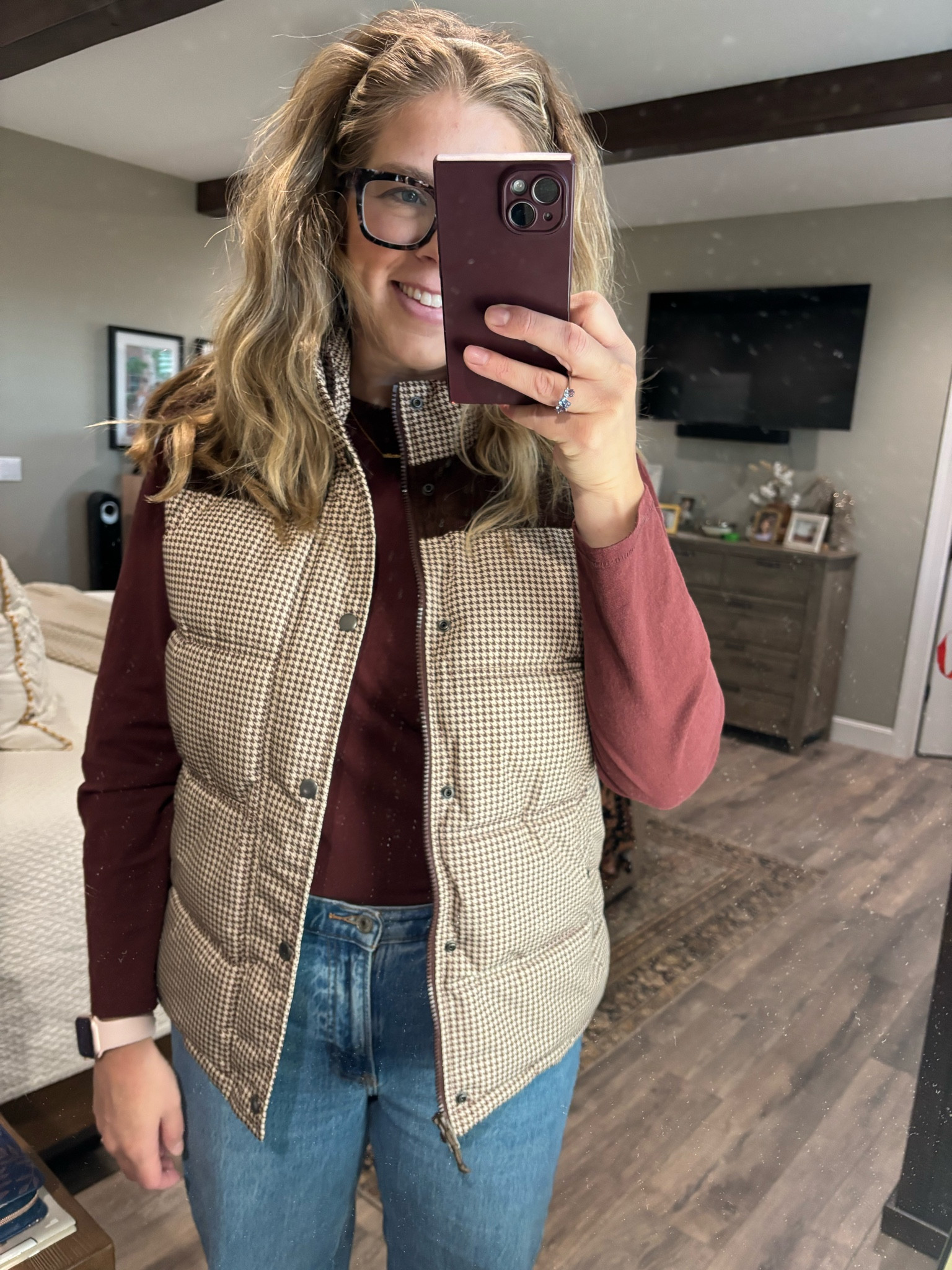 I saw a friend wearing this outfit the other day, so I had to have it. Large in the vest, and tee. So comfy, cute, and casual  

#LTKU #LTKStyleTip #LTKSeasonal