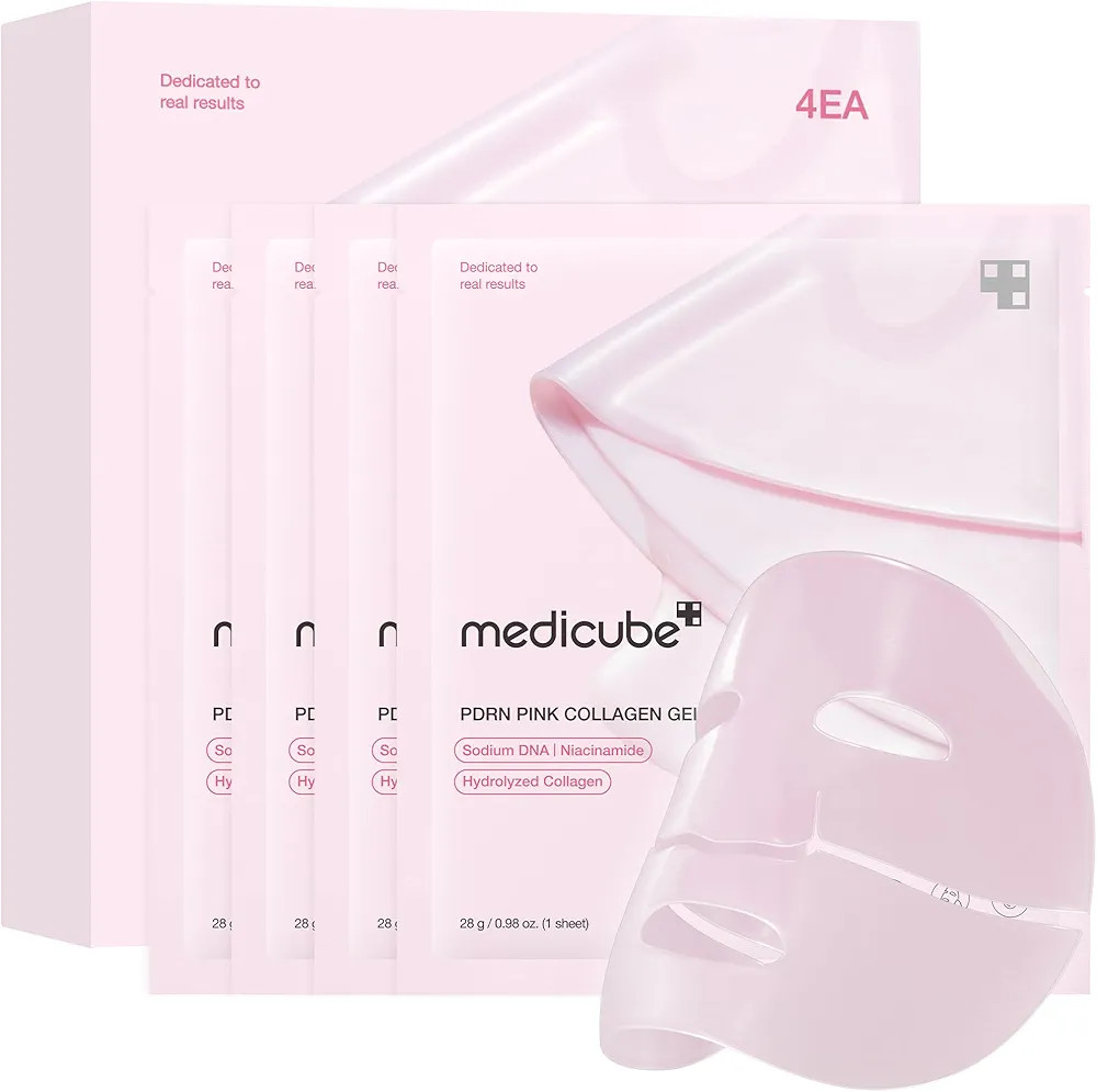 medicube Jelly Gel Mask with Salmon DNA PDRN Pink Collagen | Overnight Face Mask for Glass Glow S... | Amazon (US)
