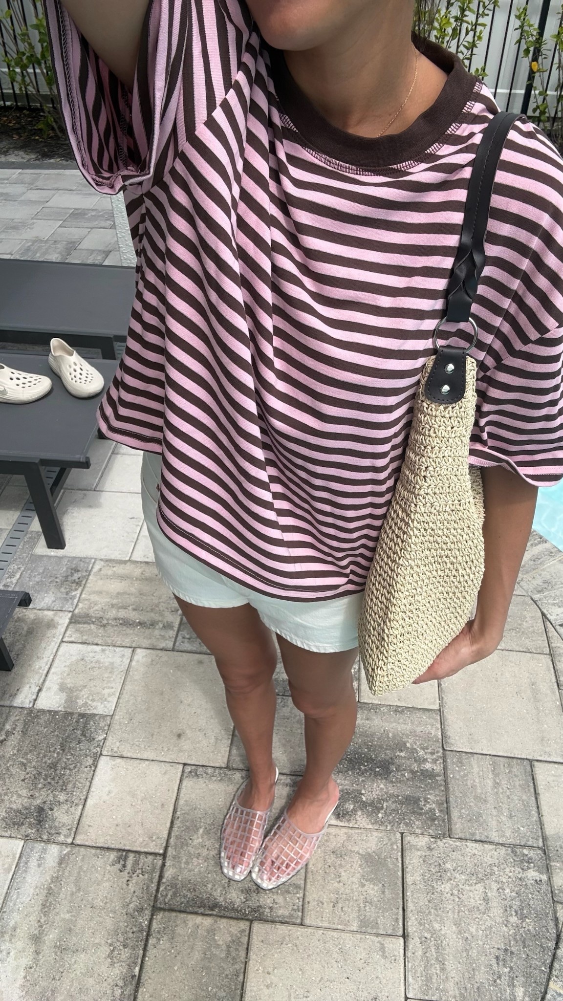 Obsessed with these short sleeve stripe tees from @amazon under $30! 

Spring outfit, vacation outfit, white shorts

#LTKootd #LTKspring #LTKOver40