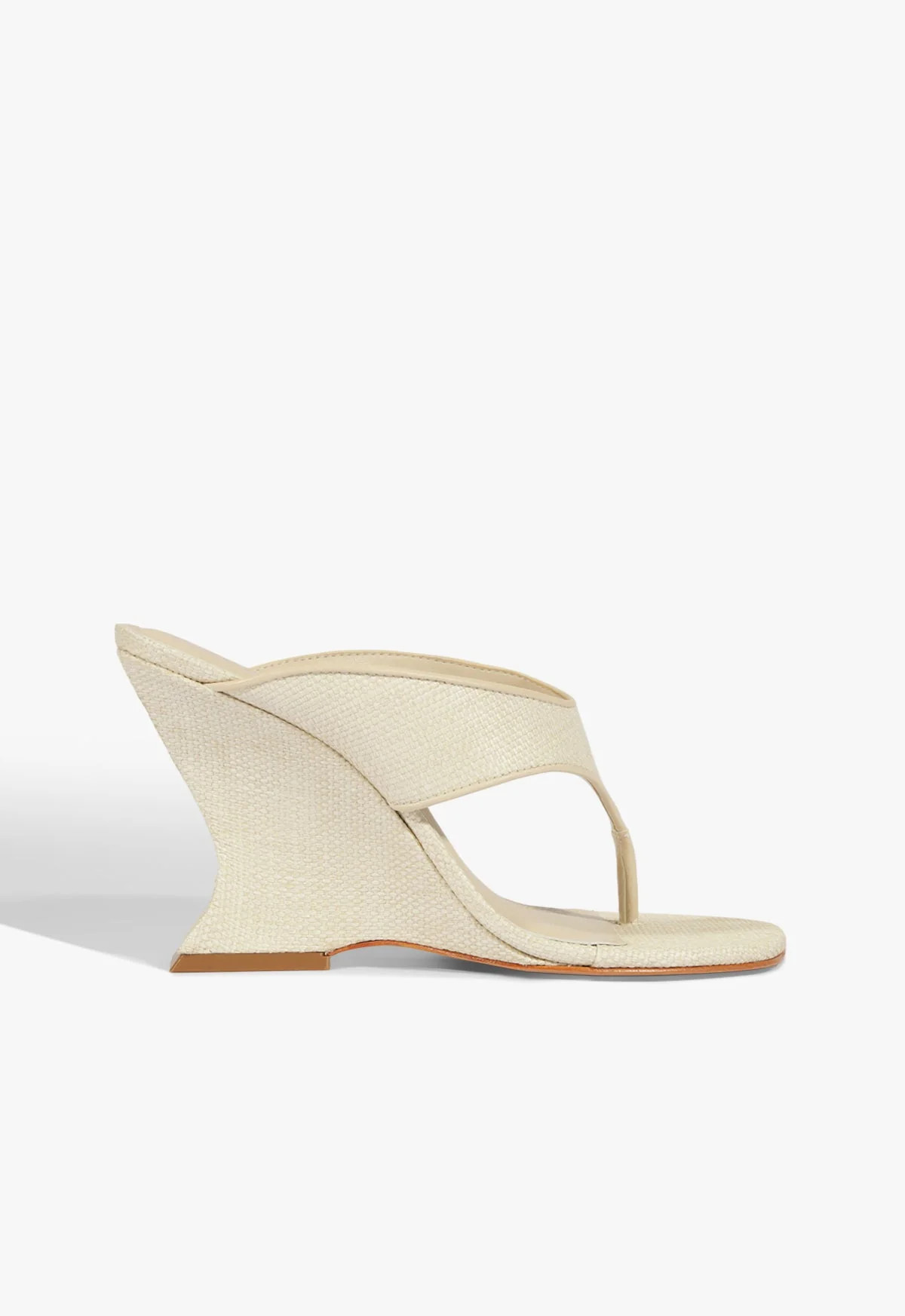 Maya White High Wedge Heel Sandal | Schutz (US)