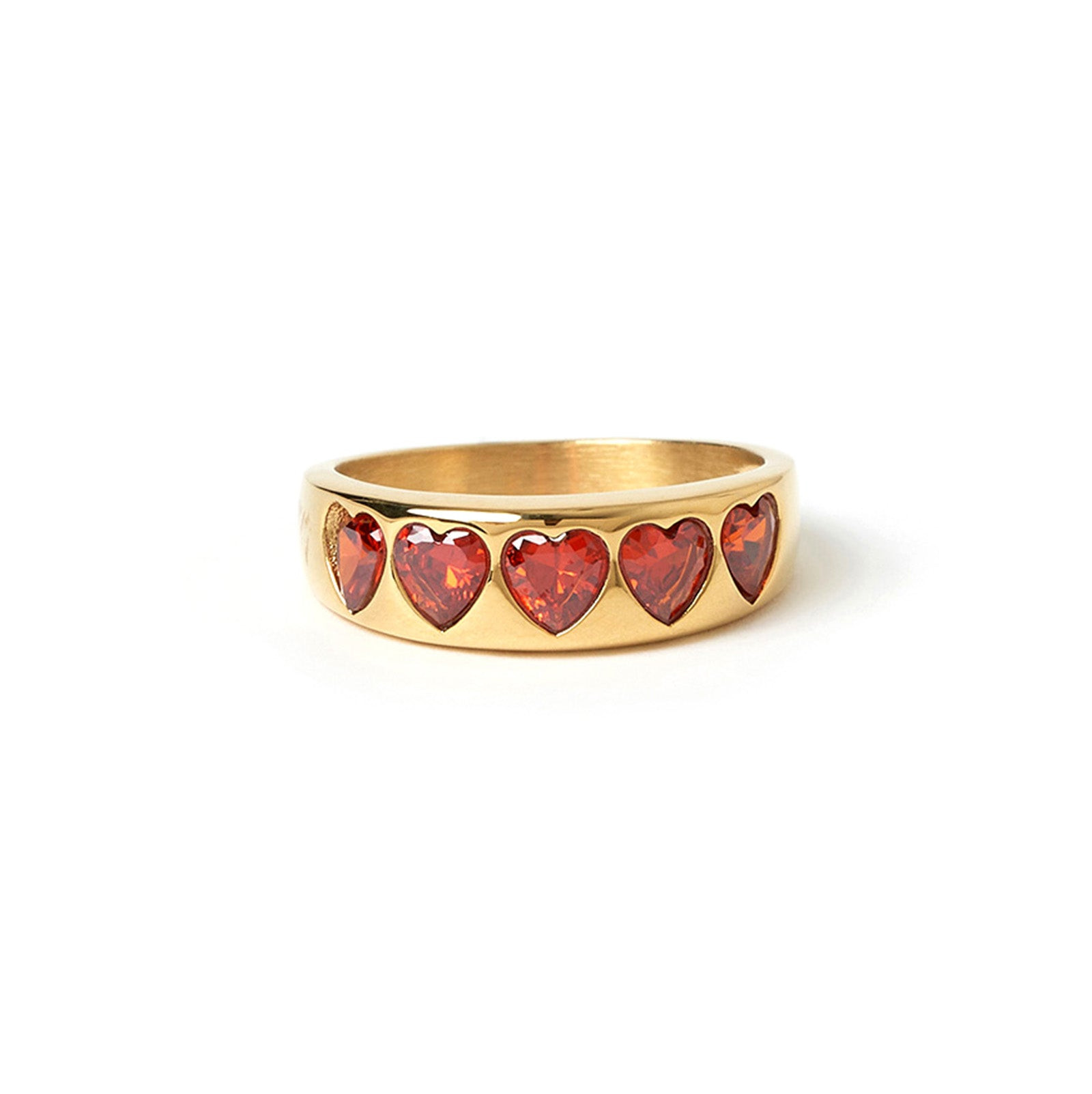 J'adore Gold Ring - Red | Wolf & Badger