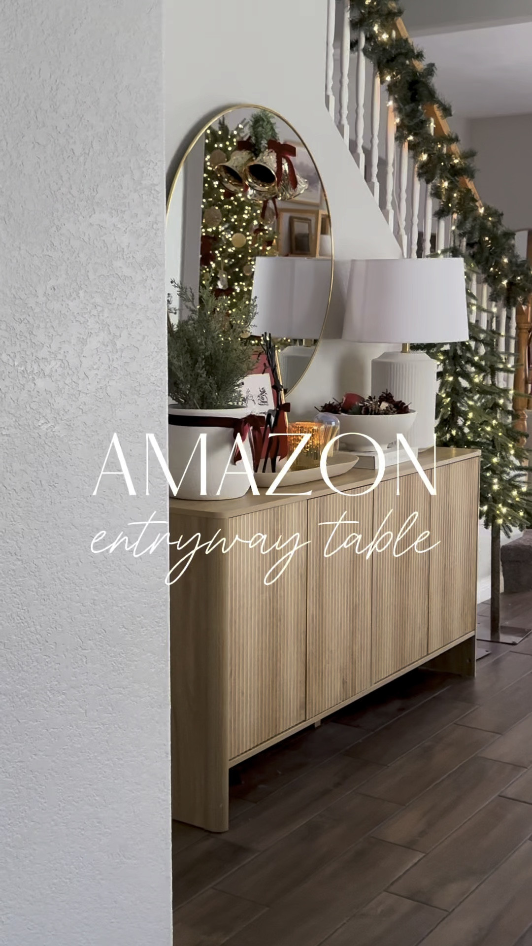 Beautiful Amazon Entryway Table!! ✨🎄❤️

#LTKWatchNow #LTKHome #LTKHoliday