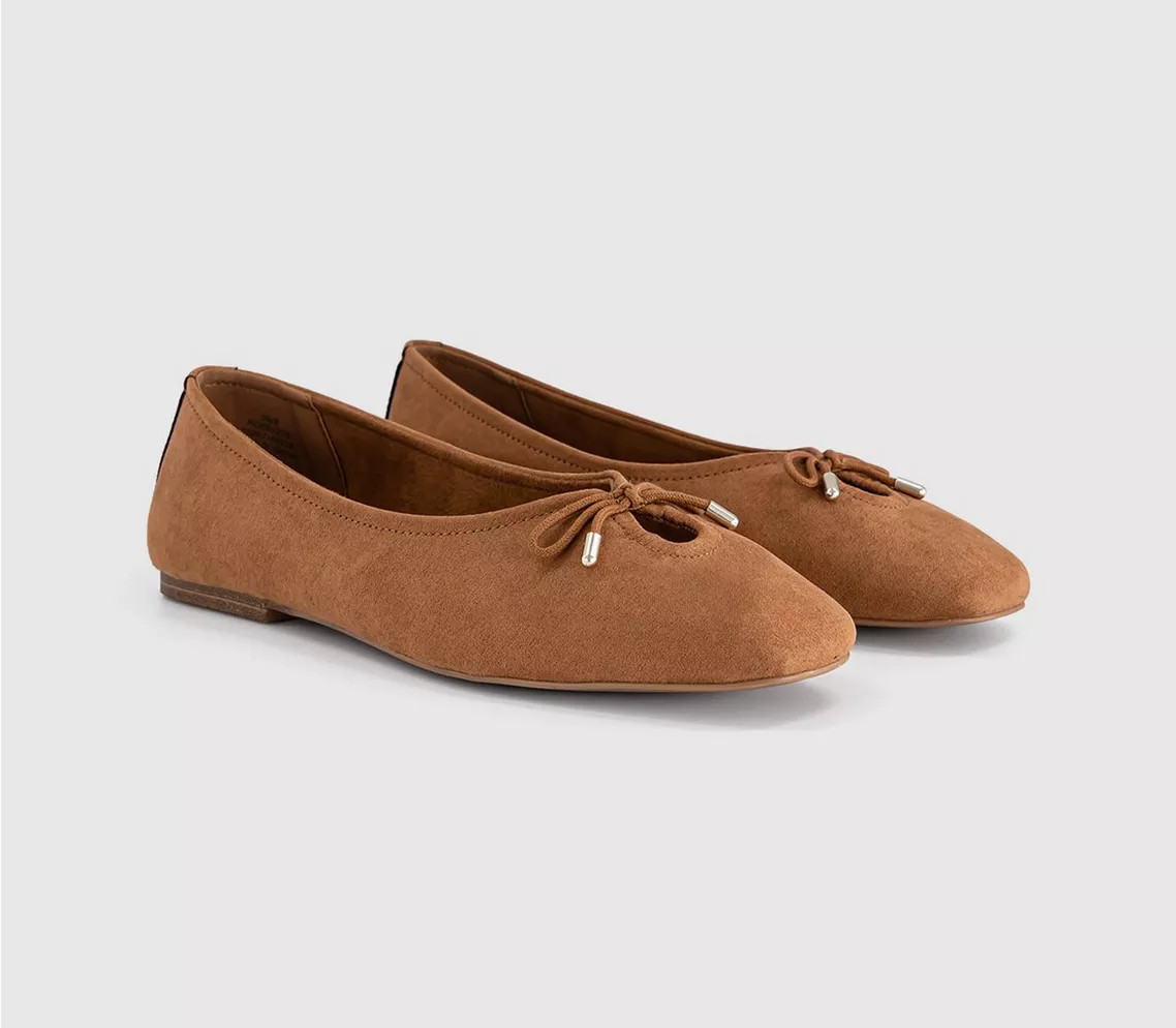 Freya Bow Ballerina Flats | Office Shoes (UK)