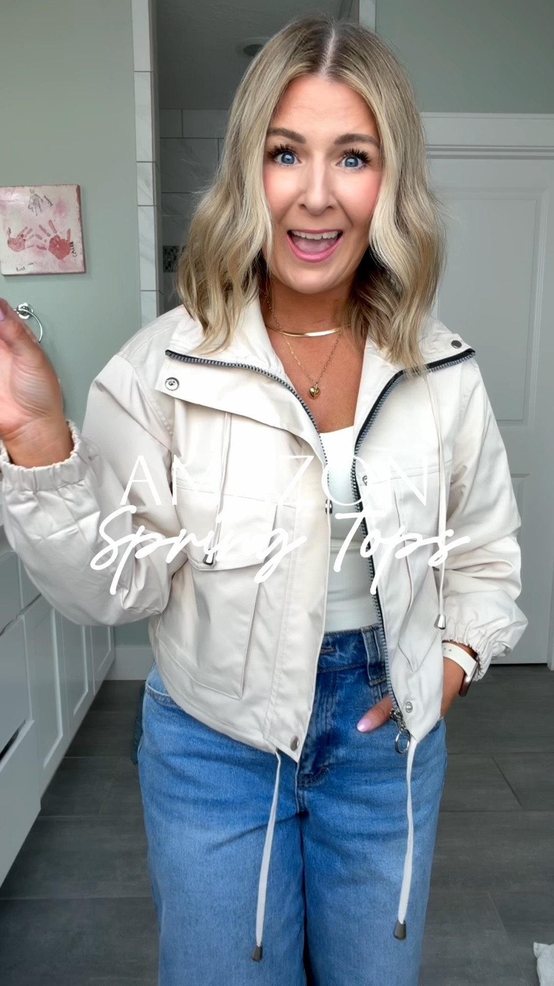 Spring outfit idea

@Express jeans are a 4 short but if you’re taller than 5’2 I suggest getting the regular length. ESP if you want to wear them with any sort of heel. 
Medium tank
Small jacket 

#LTKPetite #LTKootd #LTKSaleAlert