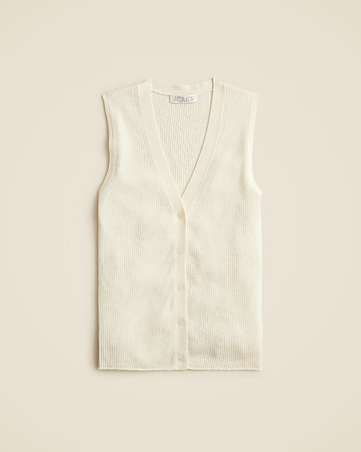Cashmere-silk blend sweater shell | J. Crew US