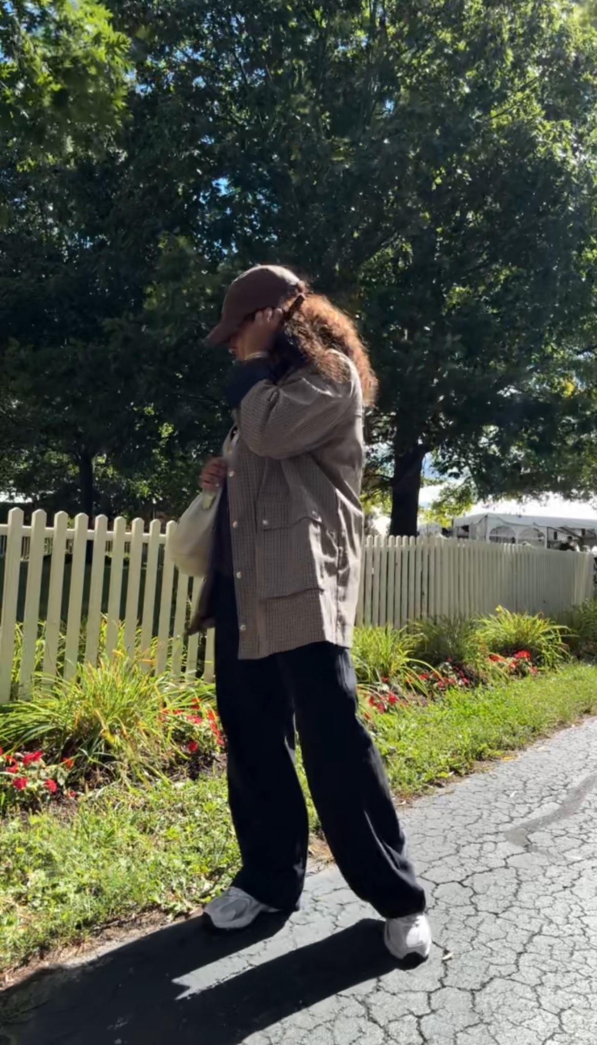 First fall event of the year 🍎🍎🍎
Orchard
Pants @madewell tts on the larger side if you want a relaxed look
Sneakers @newbalance tts
Plaid Barn coat @jcrew tts 
#plaid #fallstyle 

#LTKxMadewell #LTKSeasonal