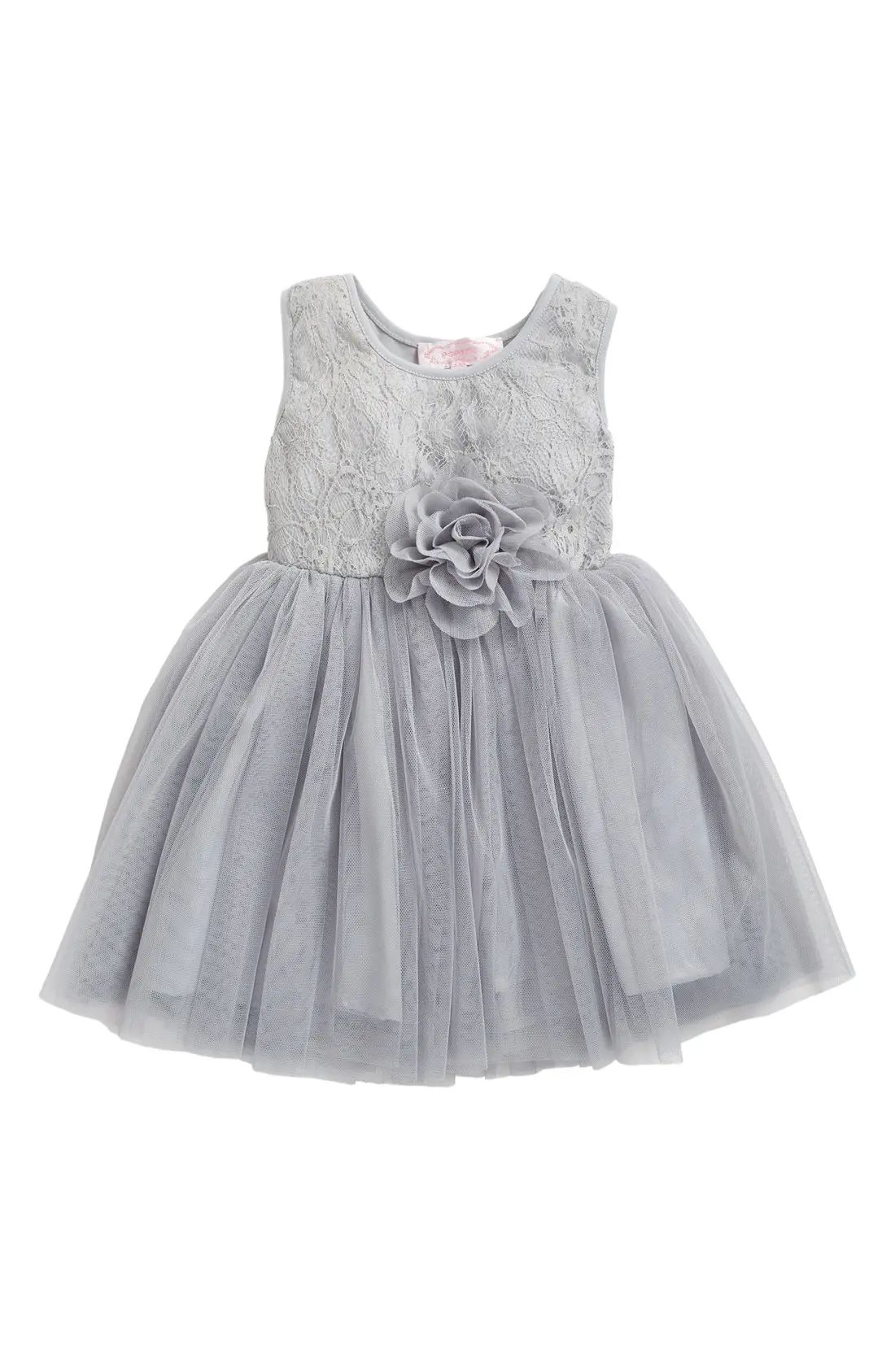 Infant Girl's Popatu Floral Lace & Tulle Dress | Nordstrom