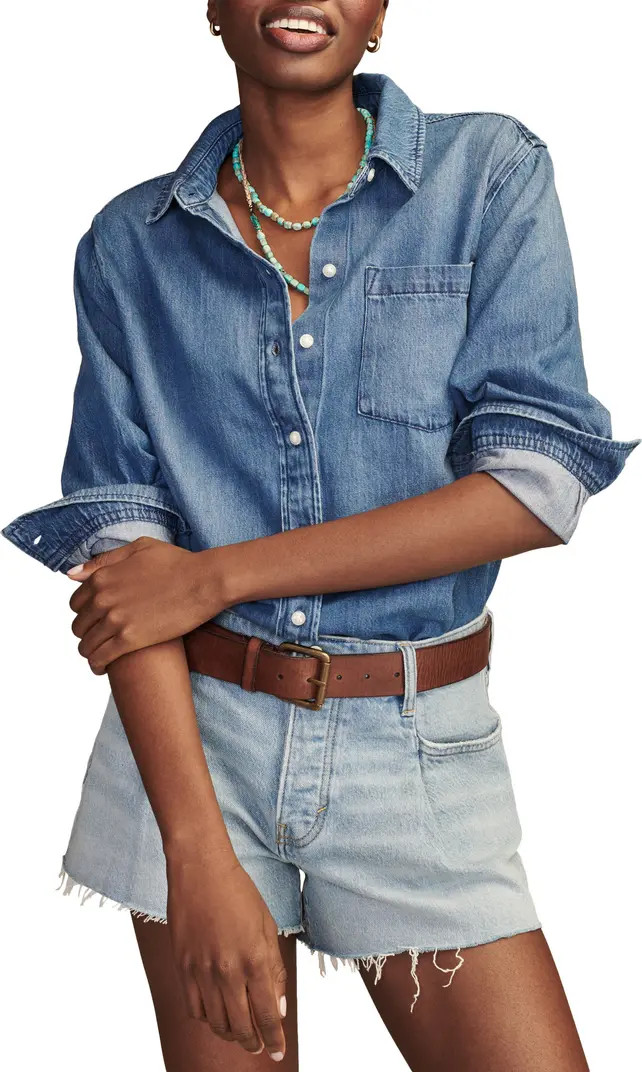 Lucky Brand Utility Denim Button-Up Shirt | Nordstrom | Nordstrom