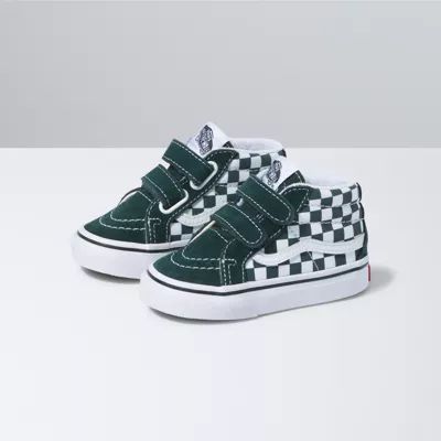 Toddler Checkerboard Sk8-Mid Reissue V | Shop Toddler Shoes At Vans | Vans (US)