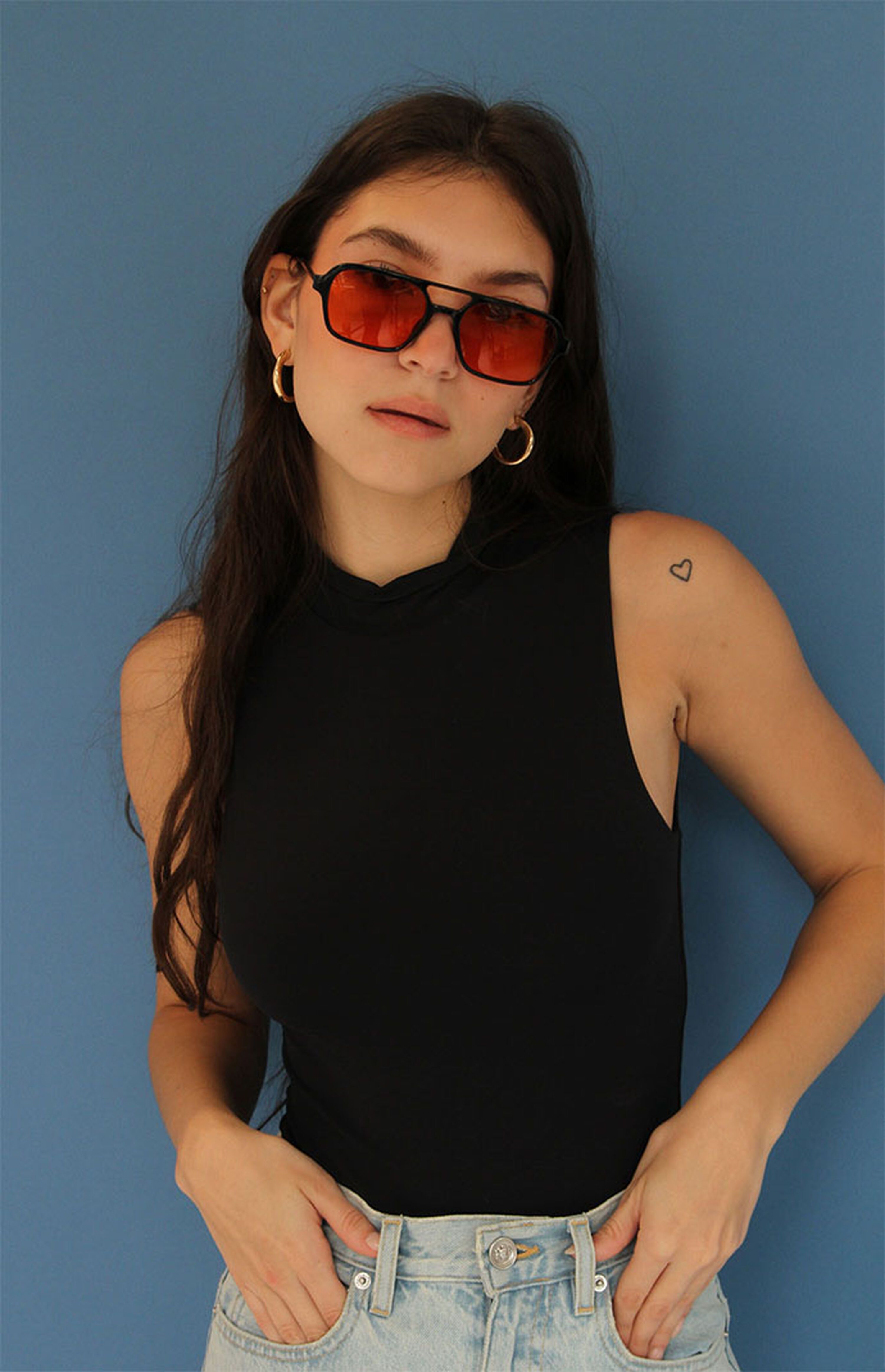 INDY Sunglasses Amber Ice Cube Aviator Sunglasses | PacSun