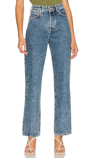 Ryan High Rise Loose Straight in San Sebastian | Revolve Clothing (Global)