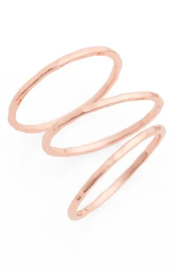 Women's Gorjana 'G Ring' Rings (Set Of 3) | Nordstrom