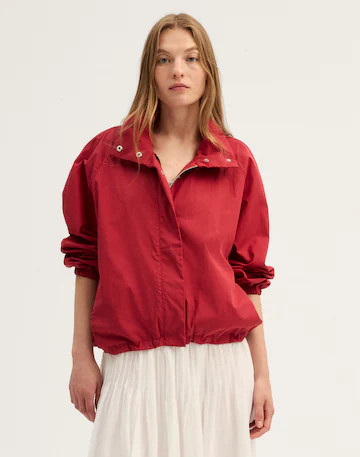 Funnel-Neck Windbreaker Jacket | Madewell