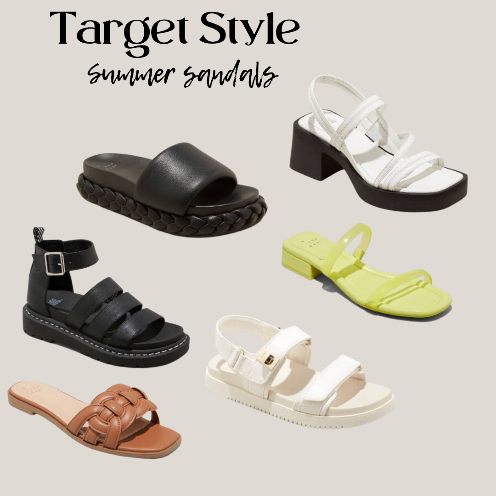 New summer sandals at target!! 

#LTKshoecrush #LTKunder50