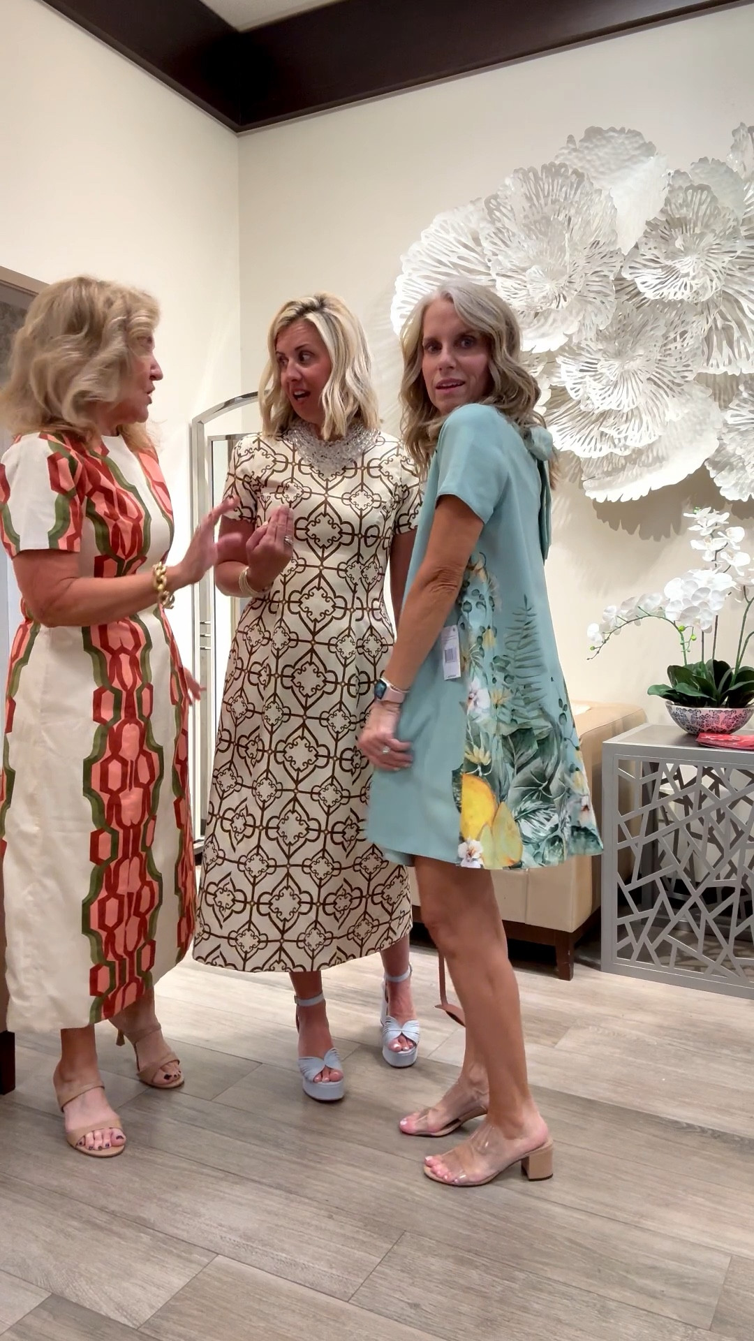 We are all wearing our true size here. This brand is a gorgeous designer. The quality is top-notch.

#LTKOver40 #LTKWedding #LTKPetite