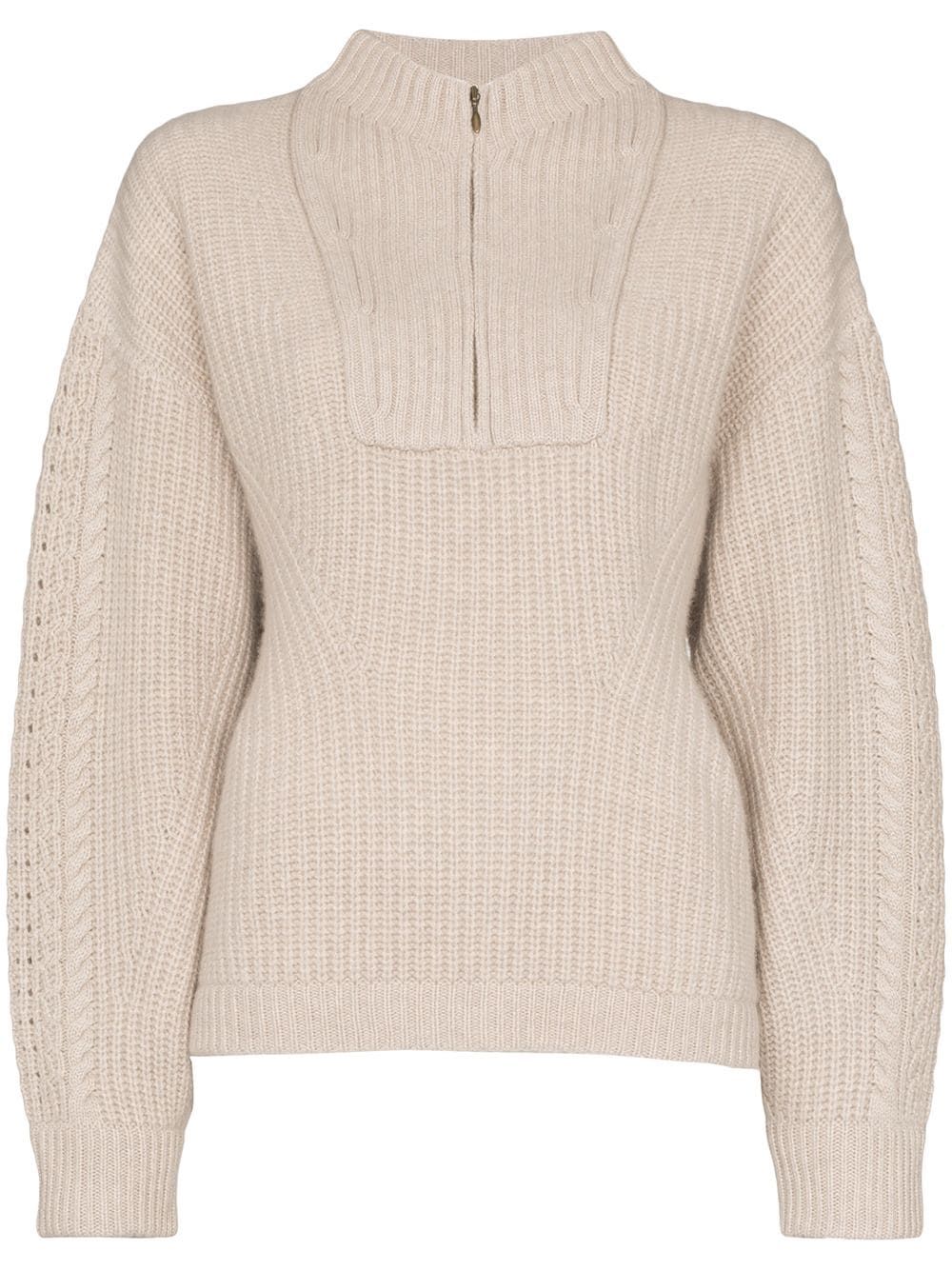 half zip knit jumper | Farfetch (AU)