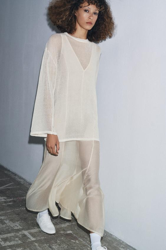 LONG COMBINATION DRESS | Zara US