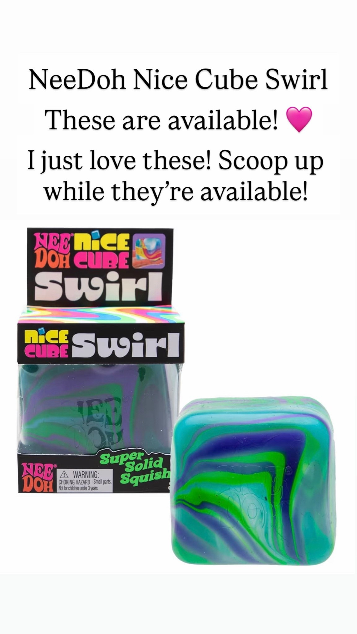 I love these NEEDOH swirl cubes

#LTKKids