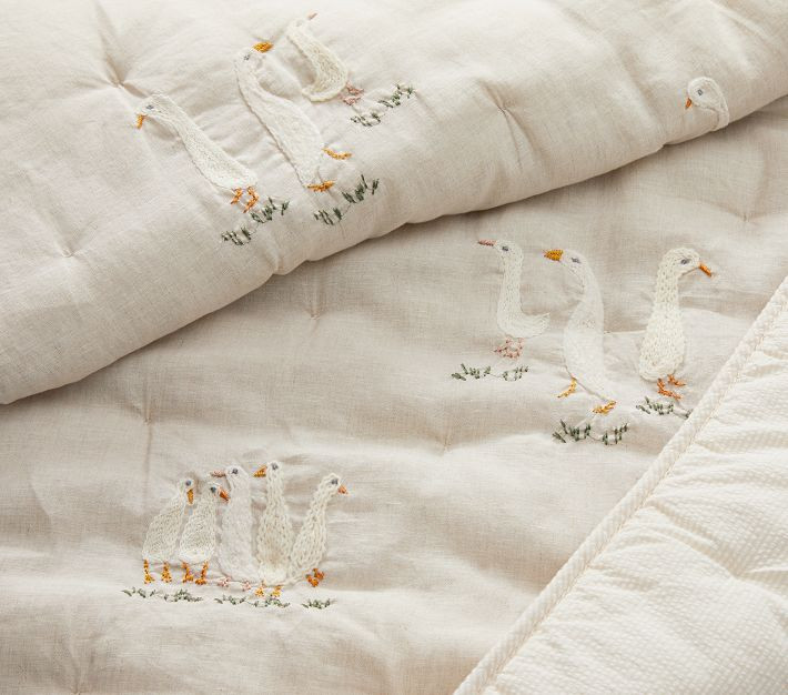 Darby Duckling Baby Quilt | Pottery Barn Kids | Pottery Barn Kids