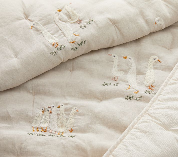 Darby Duckling Baby Quilt | Pottery Barn Kids | Pottery Barn Kids