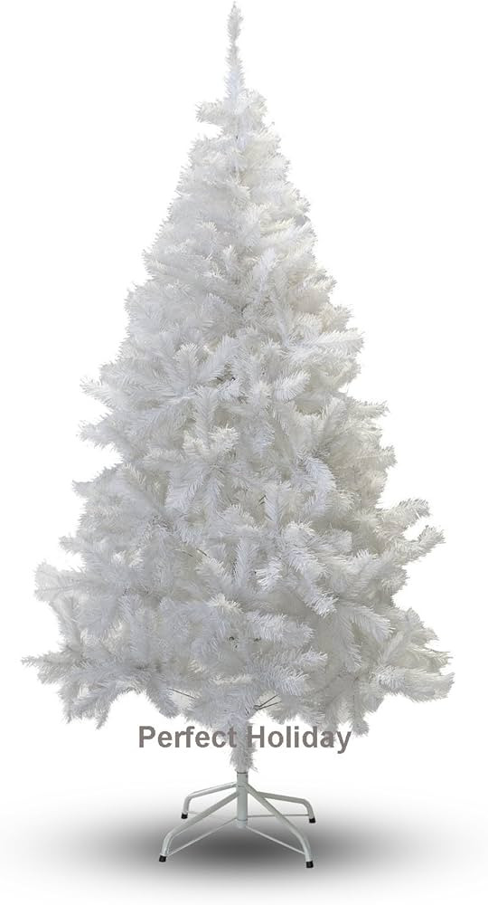 Perfect Holiday Christmas Tree, 4-Feet, PVC Crystal White | Amazon (US)