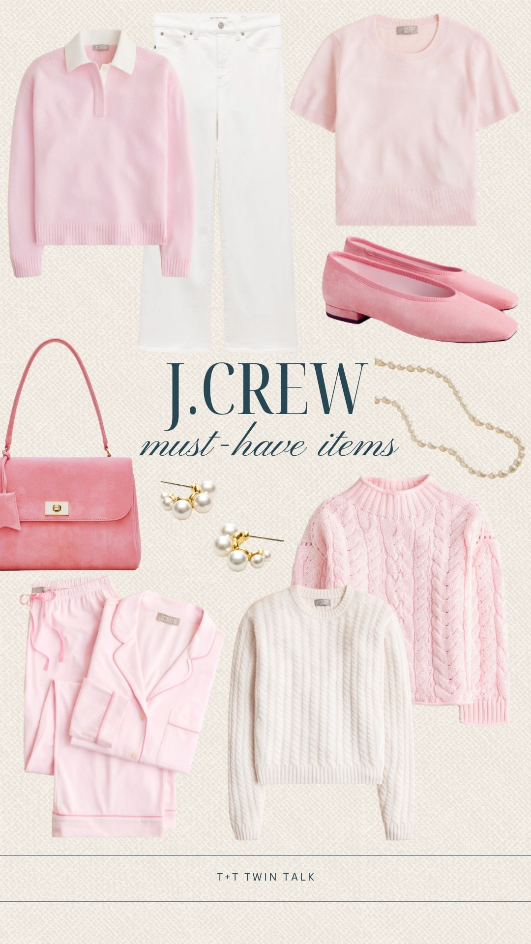  From pastel sweaters and tailored pants to ballet flats and delicate accessories, these pieces feel polished yet approachable. The light pink tones pair effortlessly with denim, white, and neutral basics. These J.Crew favorites are perfect for spring outfits, workwear, and elevated casual looks.

#LTKOver40 #LTKWorkwear #LTKValentine