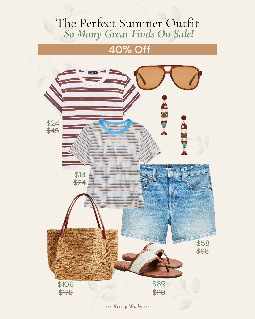 The perfect summer outfit! 
So many great finds 40% Off!

#LTKSaleAlert #LTKTravel #LTKSeasonal