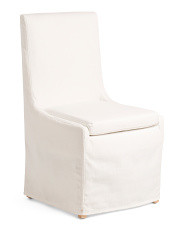 Slub Linen Slipcover Dining Chair | Marshalls