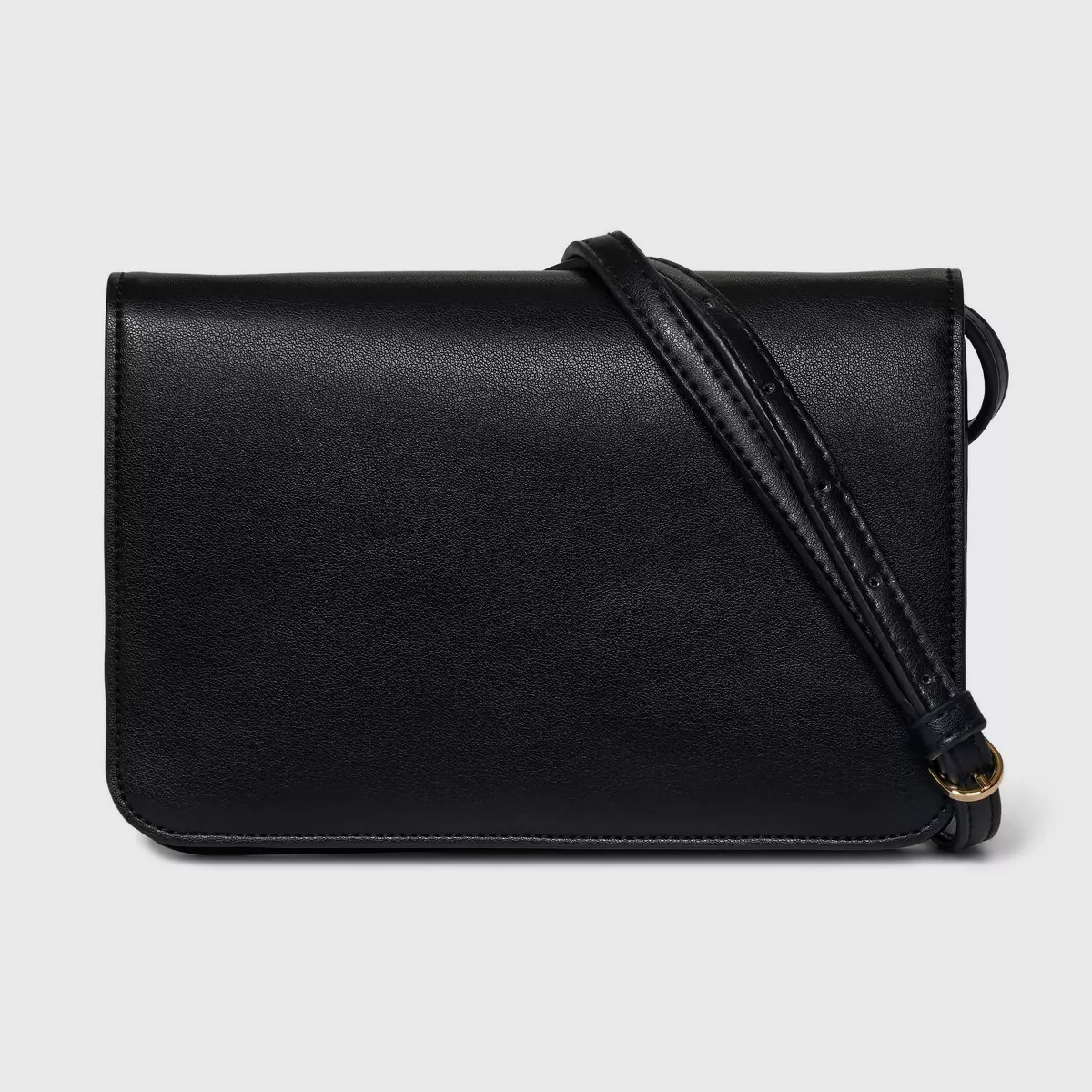 Flap Cell Phone Wallet - A New Day™ Brown: Shell, Snap Closure, Solid Pattern | Target