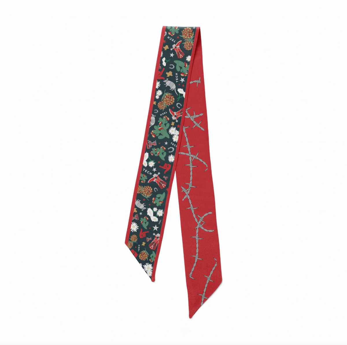 Texas Tech Red Raiders Twilly Scarf | Saturday Silks