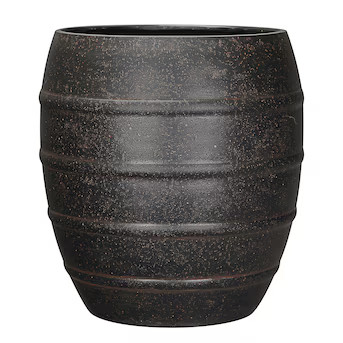 allen + roth Round 11.14-in W x 11.14-in L Bronze Resin Indoor/Outdoor Planter | Lowe's