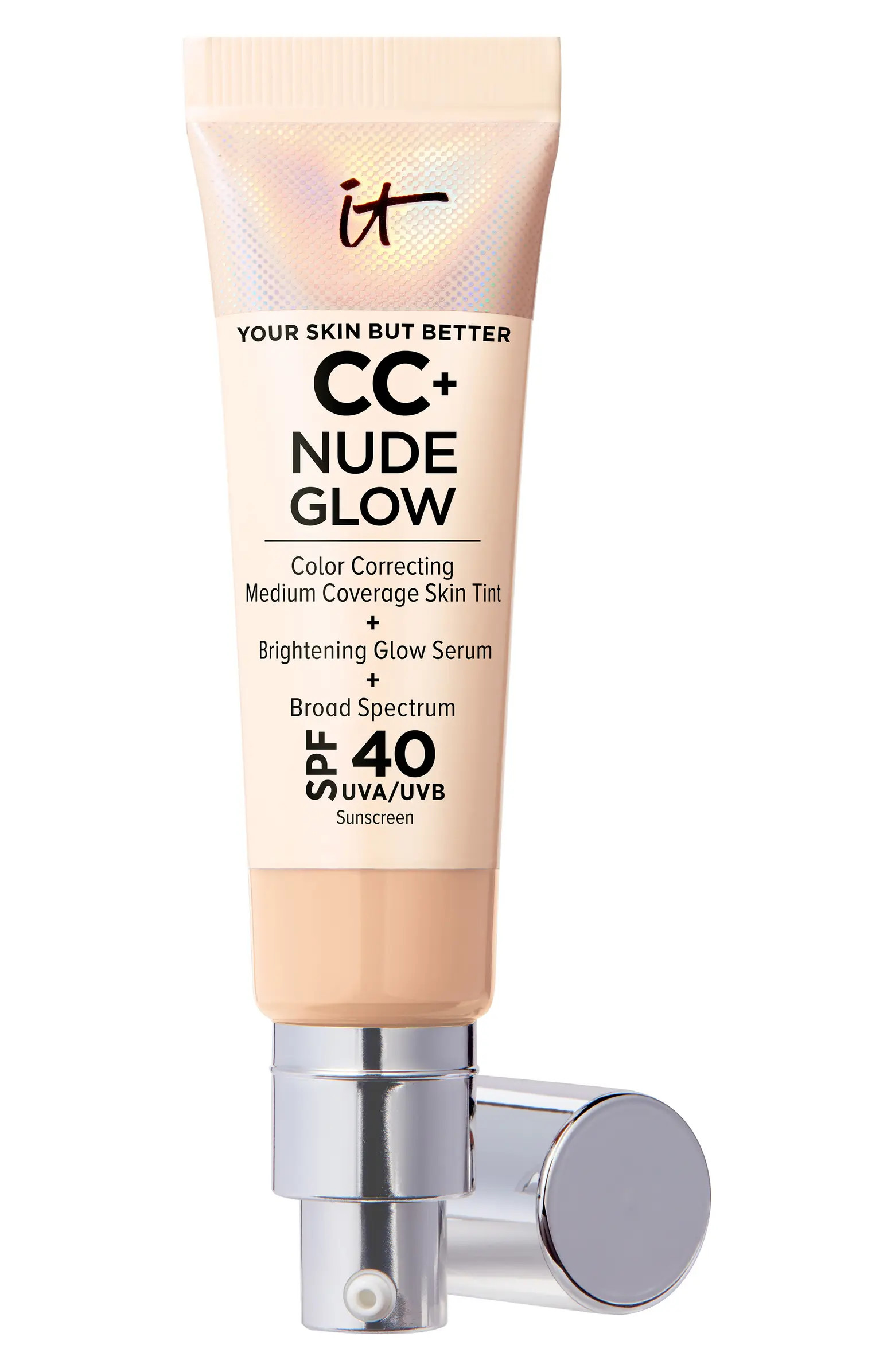 CC+ Nude Glow Lightweight Foundation + Glow Serum SPF 40 | Nordstrom