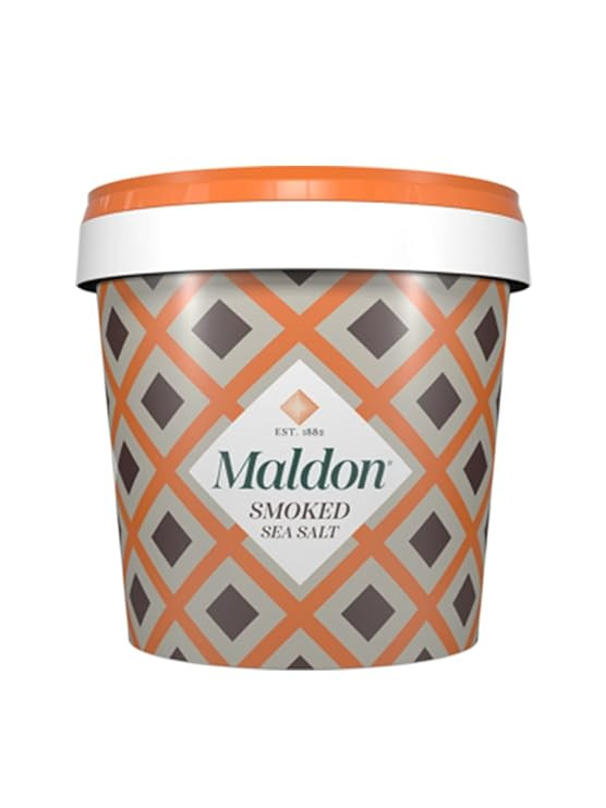 Maldon Salt, Smoked Sea Salt Flakes, 1.1 lb (500 g), Bulk Tub, Kosher, Natural, Gently Smoked Ove... | Amazon (US)