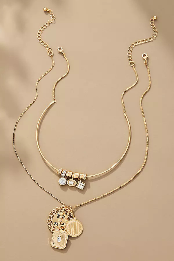 Layered Charm Necklaces, Set of 2 | Anthropologie (US)