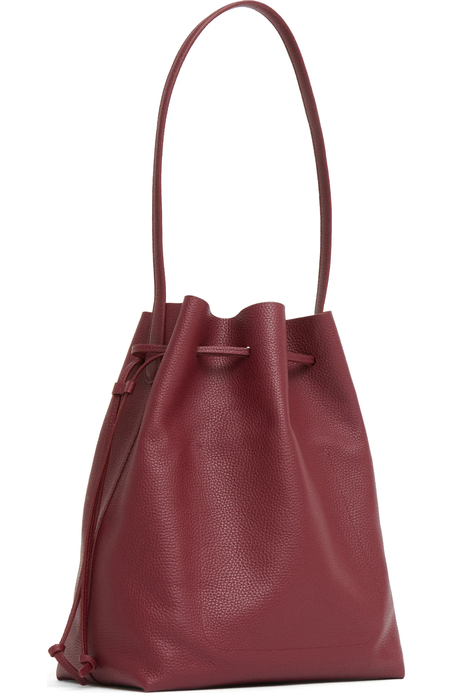 Everyday Cabas Leather Drawstring Bucket Bag | Nordstrom