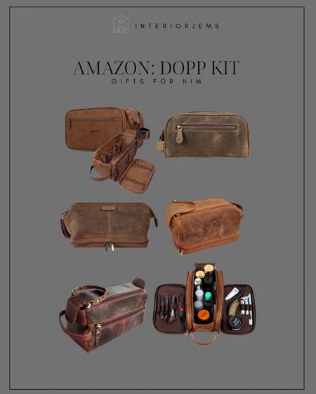 Amazon gifts for him, Dopp kit, leather Dopp kit from Amazon, Trenton gift idea for him, gift for dad, gift for boyfriend, leather, Dopp, kit, travel, bag, toiletry bag

#LTKsalealert #LTKmens #LTKGiftGuide