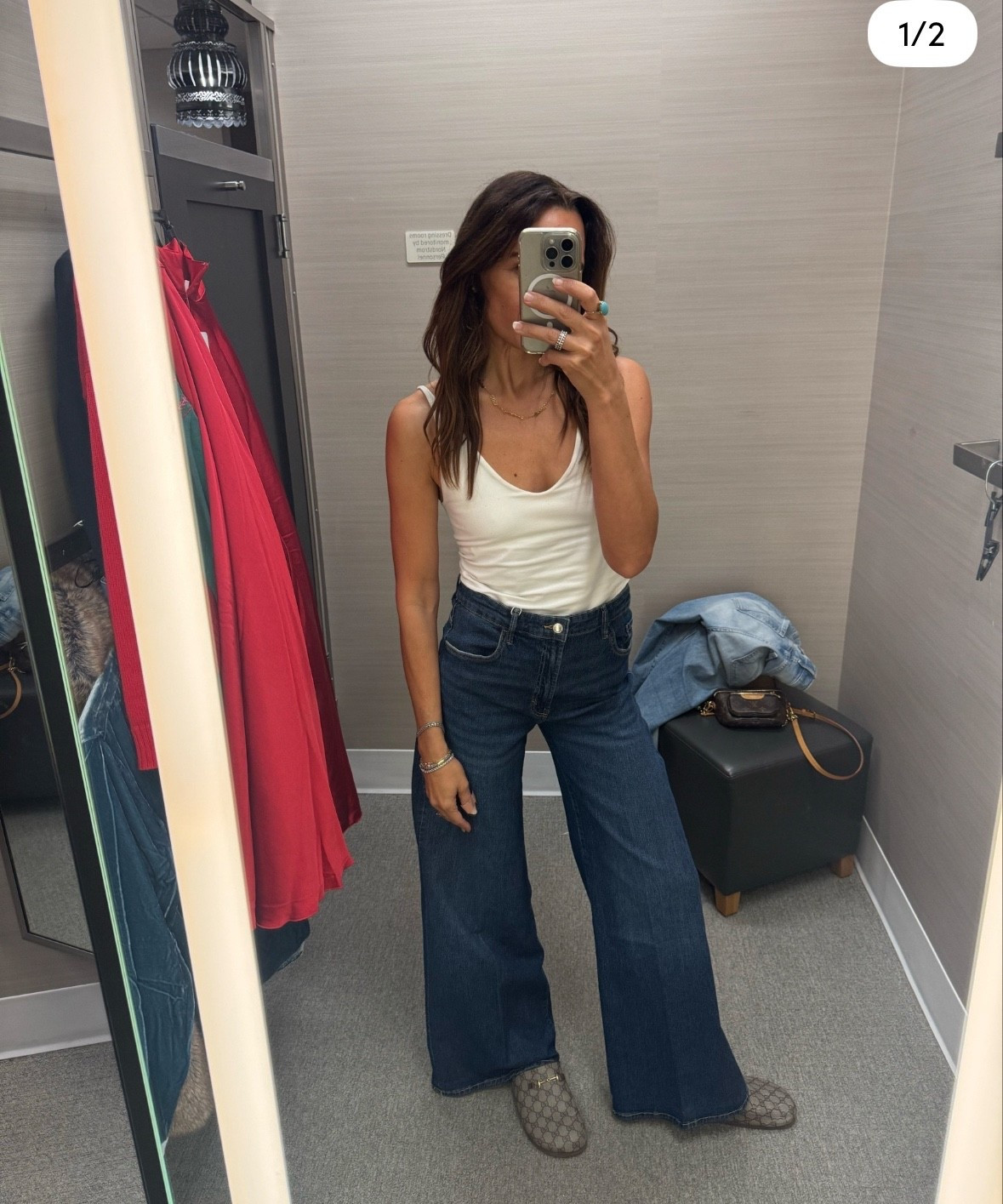 Tank small
Jeans tts sz 26
Nordstrom try on