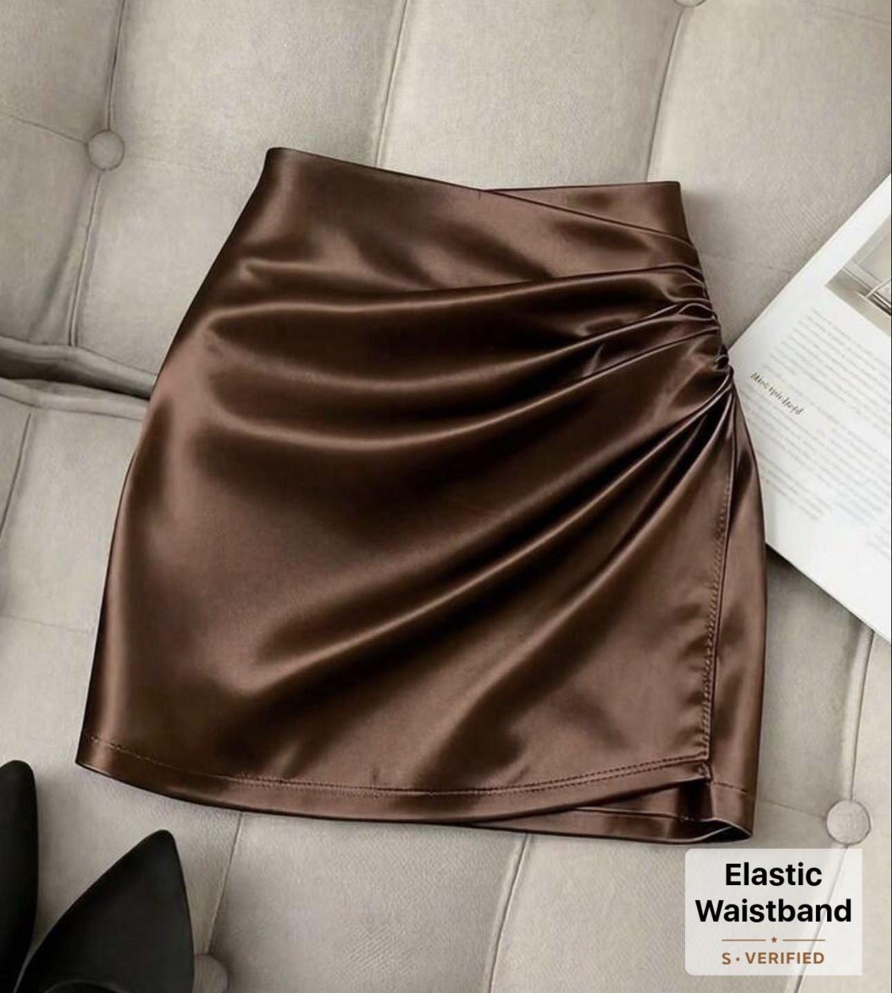 Franclia Fashionable New Satin Asymmetrical Skirt, Spring/Summer High-Waisted, Slimming, Bodycon, Sexy, Women's Elegant Midi Skirt, Graduation Season Attire, Fashionable Casual Commuter Wear, Business Office Wear, Versatile And Stylish Everyday Casual Wear, Urban Teacher's Professional Attire

#LTKSaleAlert #LTKFestival #LTKdayinmylife