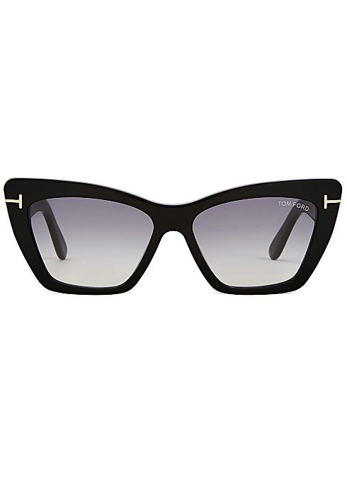 Wyatt black cat-eye sunglasses | Harvey Nichols (Global)