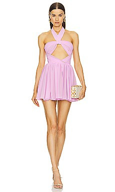 Michael Costello Apollo Mini Dress in Pink from Revolve.com | Revolve Clothing (Global)
